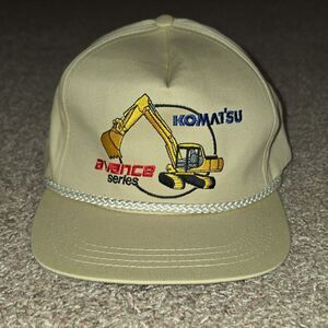 Vintage Komatsu "Avance" Series Embroidered Hat